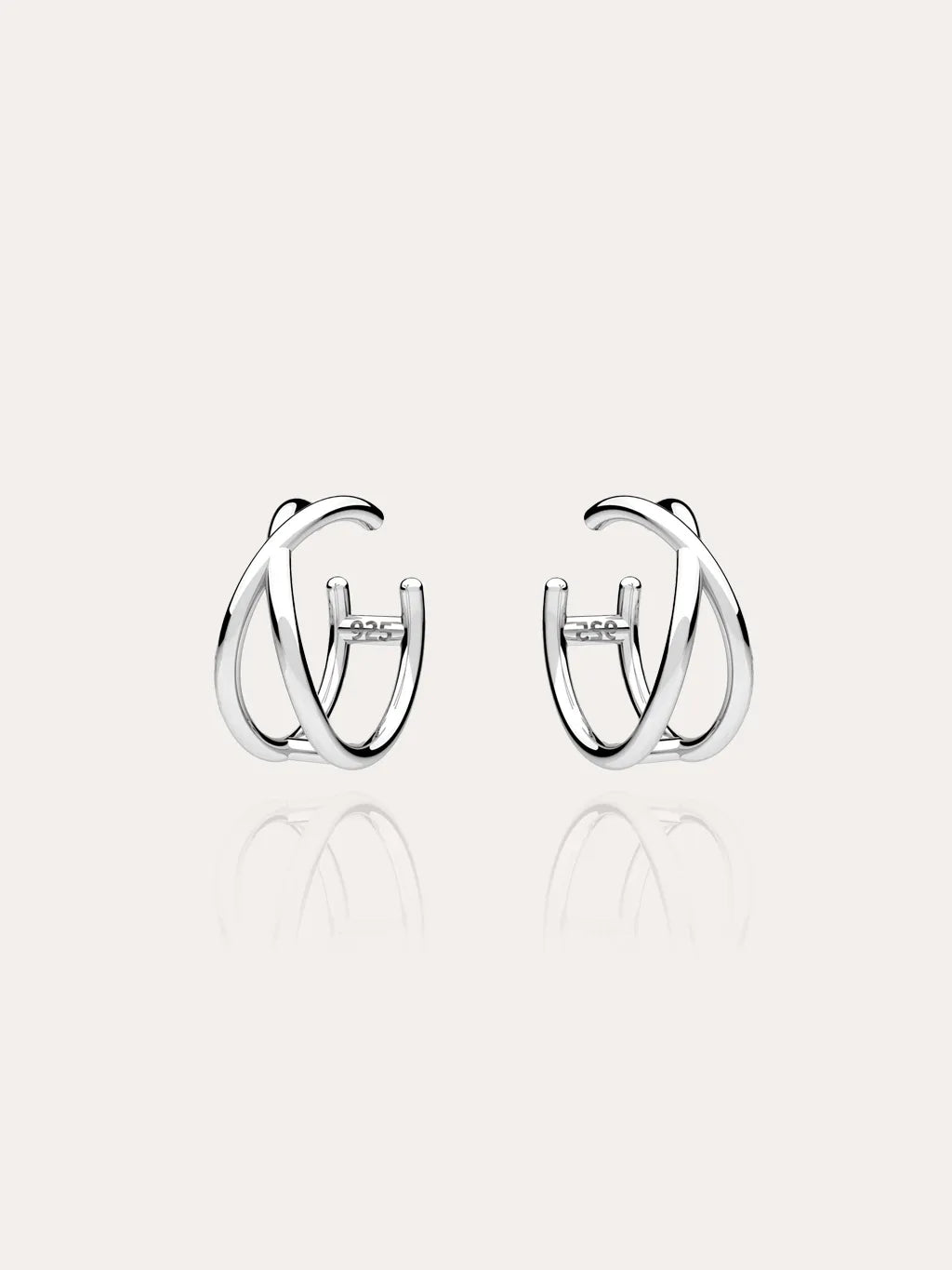 bague d'oreille argent 925 paire