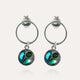 Boucles d'oreilles femme perle en verre