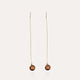Boucles d'oreilles chaînette