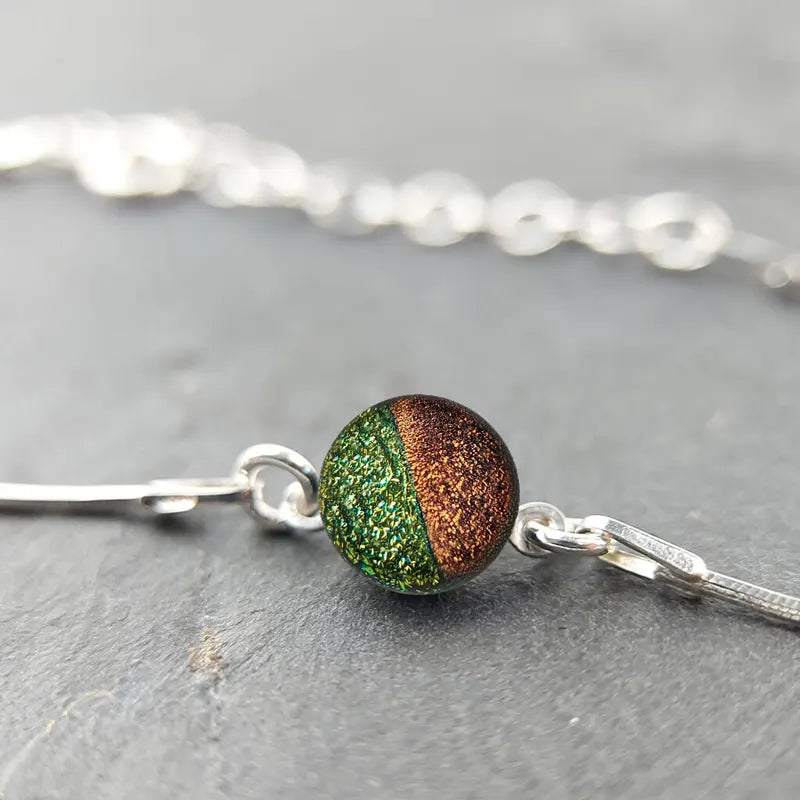 Bracelet serpent cadeau pour femme en argent 925, marron terriane