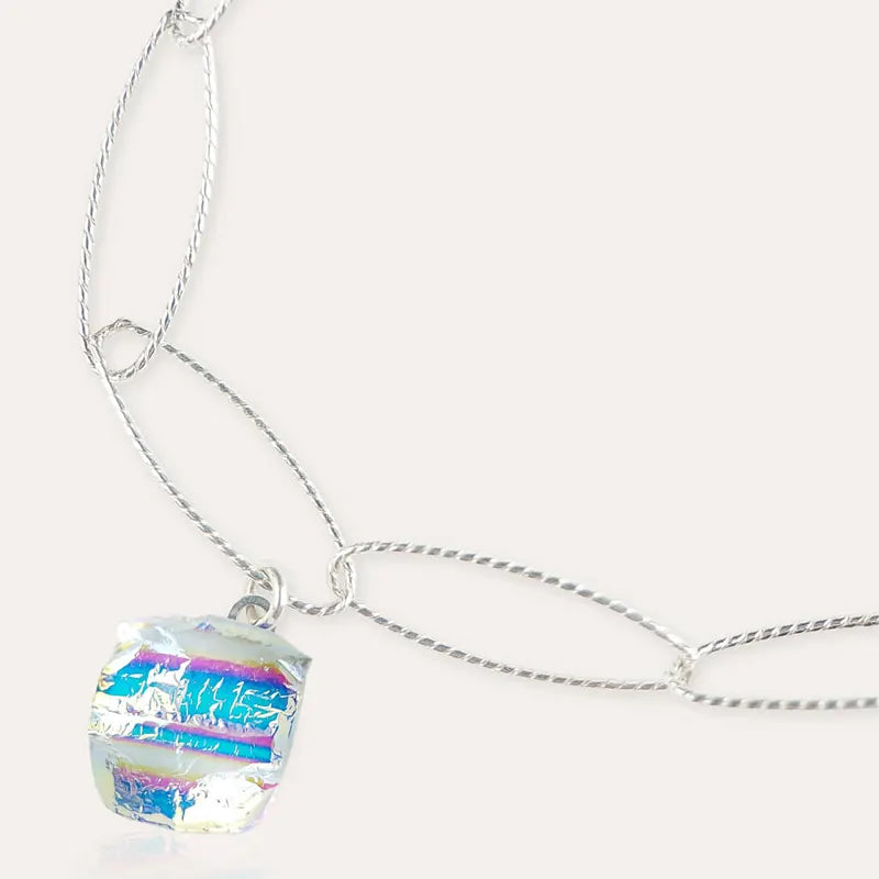 Bracelet torsade bijoux français en argent doré eclatine