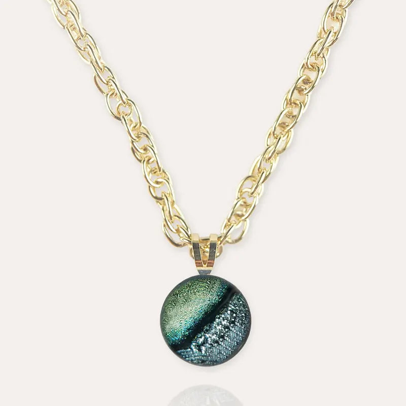 Collier ras de cou perle en verre