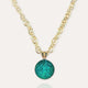 Collier ras de cou perle en verre