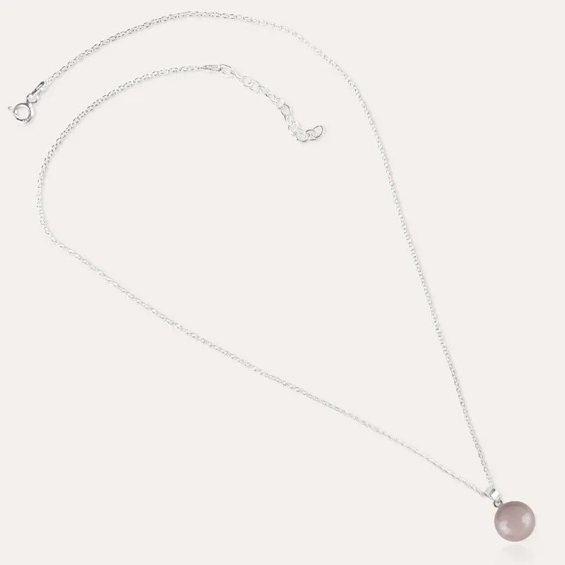 Collier femme bijoux colliers en argent 925 rose roselite