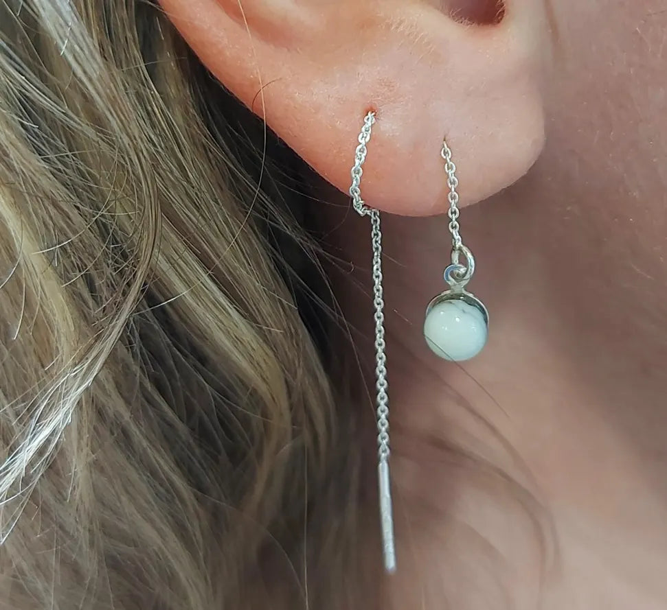 boucle d oreille deux trous