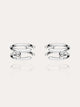 paire bague d'oreille argent