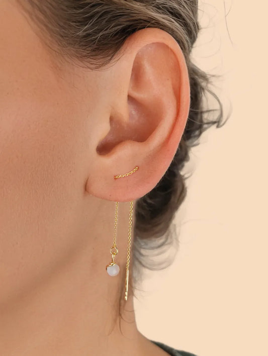 Pierre de lune Emeraude africaine Turquoise Jaspe rouge Lapis lazuli paire ou unité