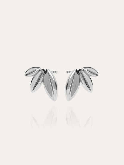 Feuille paire boucle oreille 