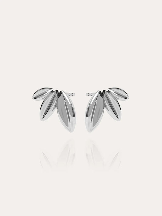 Feuille paire boucle oreille 