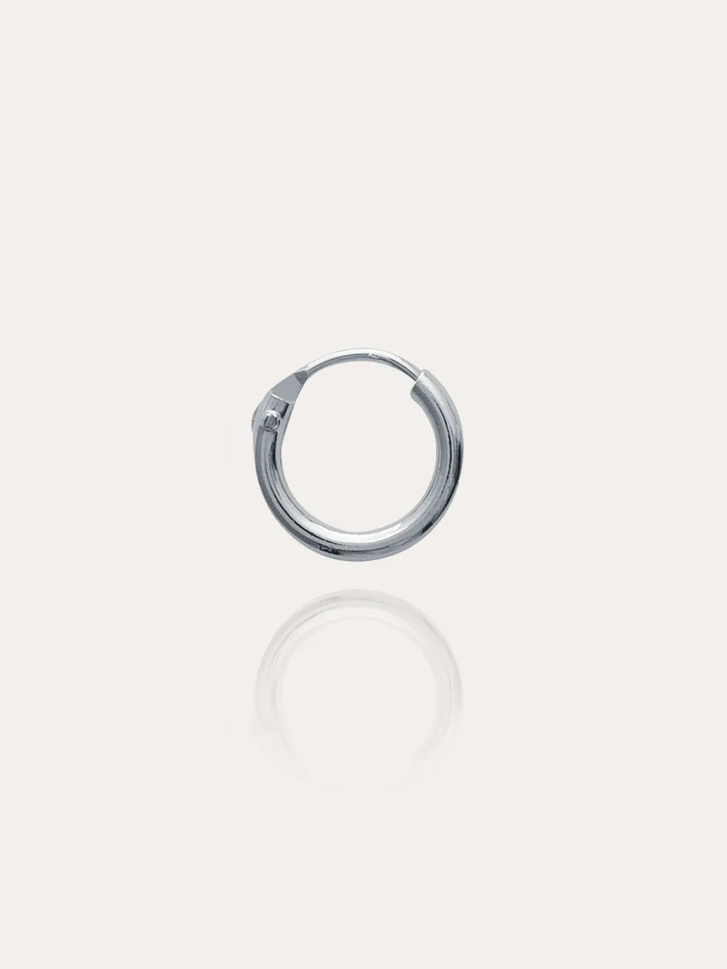 boucles d'oreille anneau argent unité