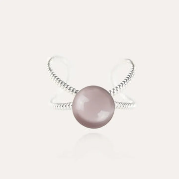 Bague entrelacée argent
