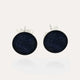 Puces d'oreilles femme avec perles en argent 925 bleu albarelle