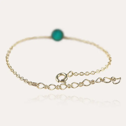 Bracelet douceur bijoux femme or vert emeria