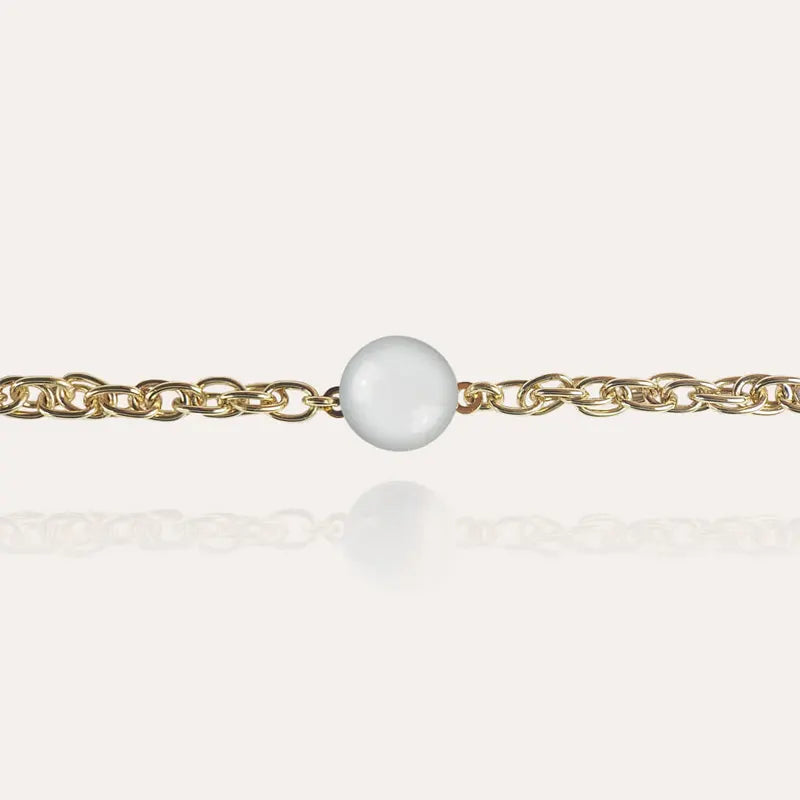 Bracelet pour jeune fille de 14 ans, doré et blanc lumine