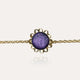 Bracelet fleur perle de verre