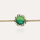 Bracelet fleur perle de verre