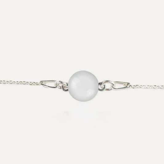Bracelet simple orfemme blanc lumine