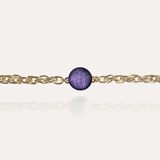 Bracelet songe pas cher en or violet lilalune