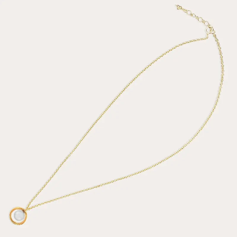 Collier chaîne pour femme, doré blanc lumine