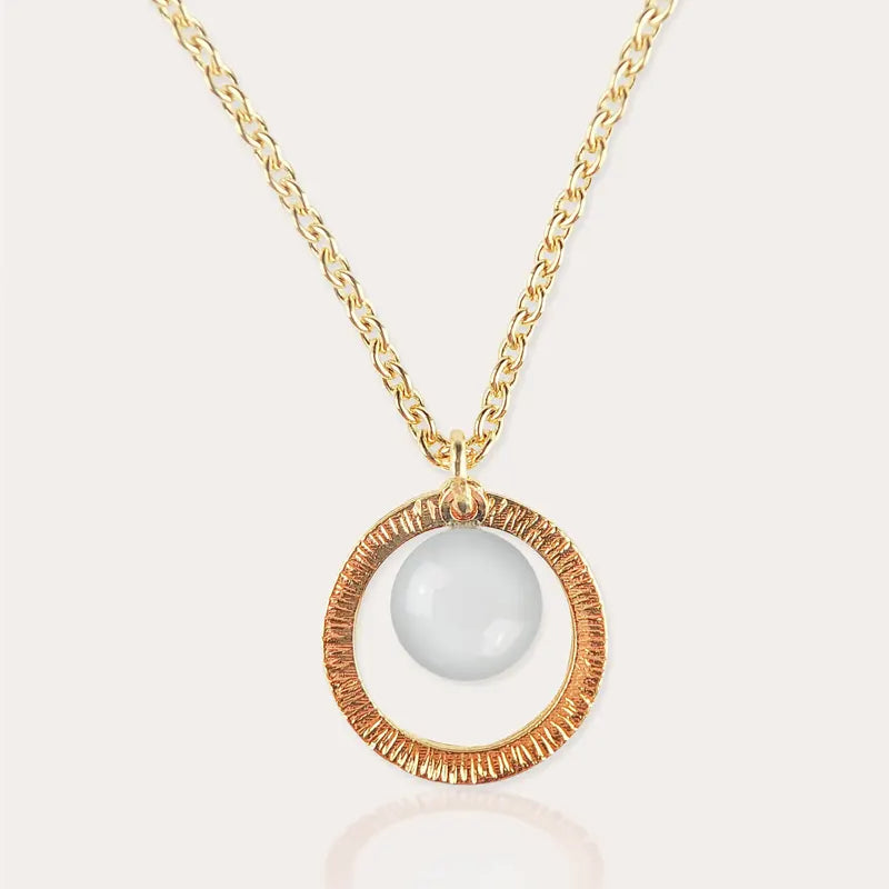 Collier chaîne pour femme fin et tendance, doré blanc lumine