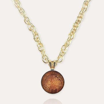 Collier ras de cou perle en verre