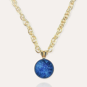 Collier ras de cou perle en verre