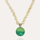 Collier ras de cou perle en verre