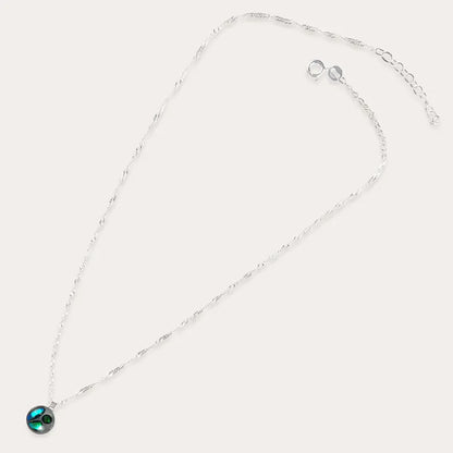 Collier pour femme meilleure amie en argent bleu voluca