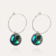 Boucles d'oreilles créoles argent
