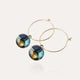Boucles d'oreilles créoles torsadées